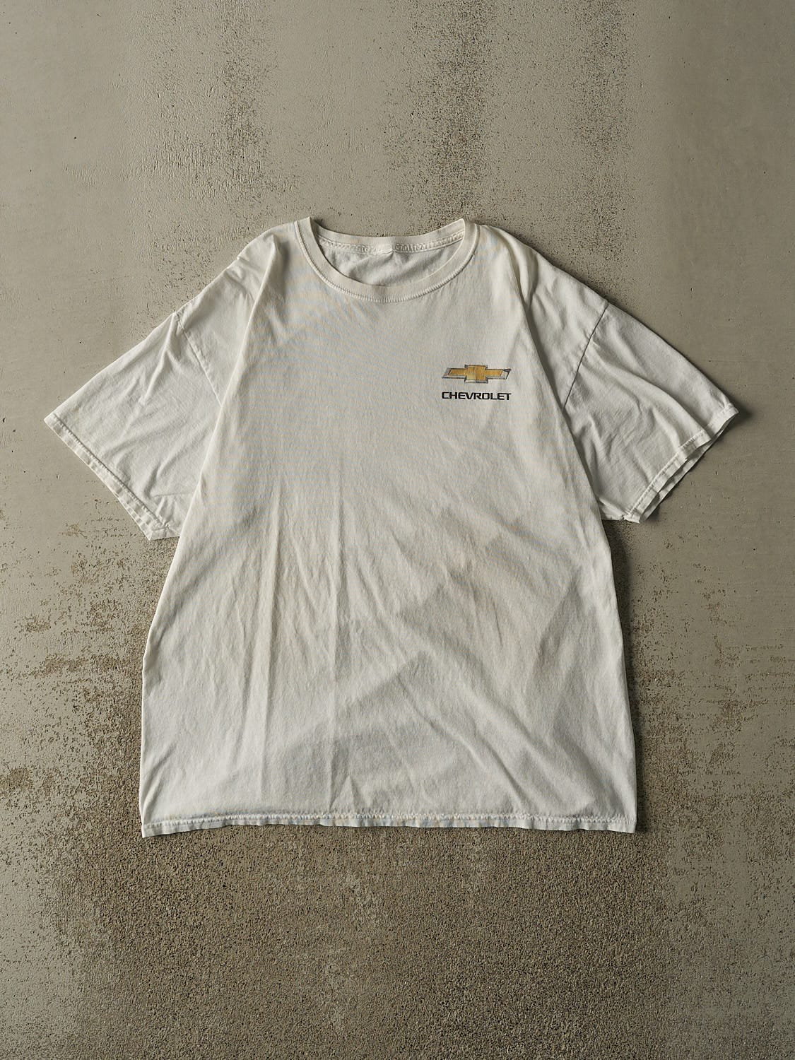 Vintage Y2K White Chevrolet Chevy Nation Tee (L/XL)