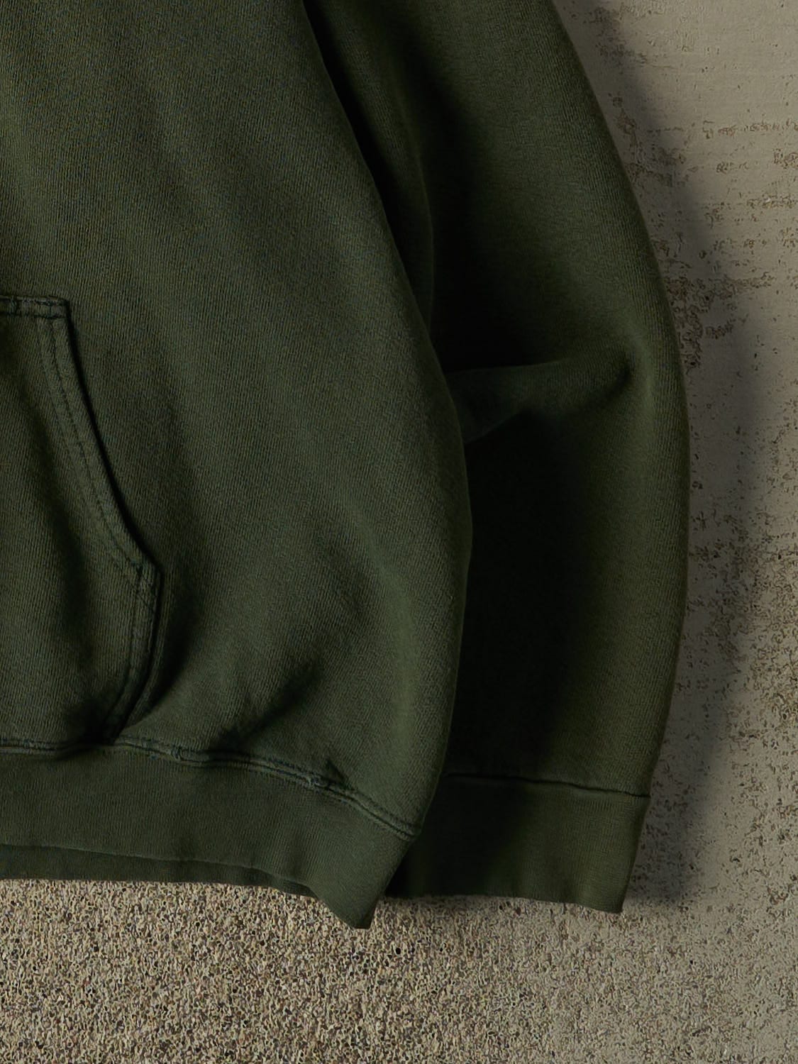 Vintage 90s Sun Faded Green North Dakota State Bison Hoodie (L/XL)