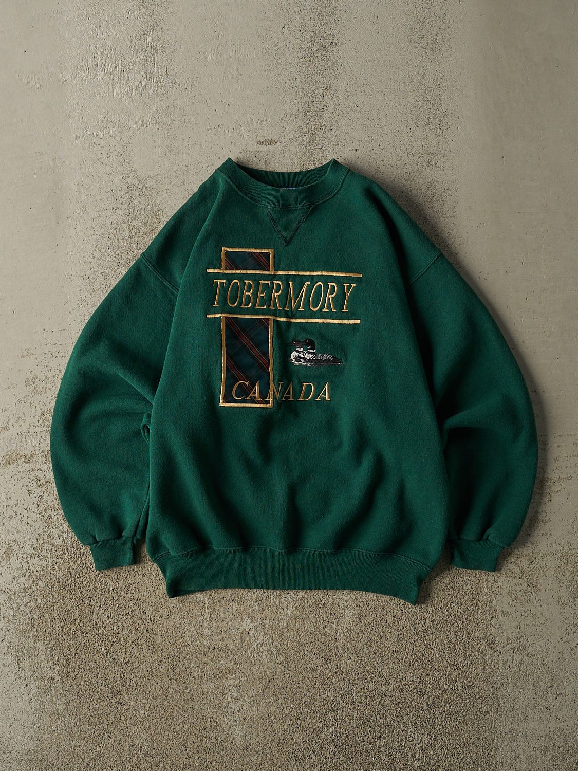 Vintage 80s Green Tobermory Embroidered Crewneck (S)