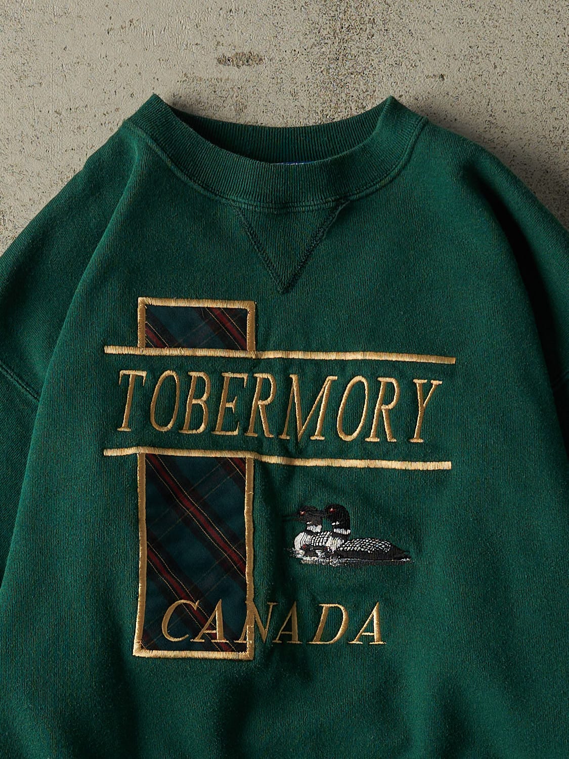 Vintage 80s Green Tobermory Embroidered Crewneck (S)