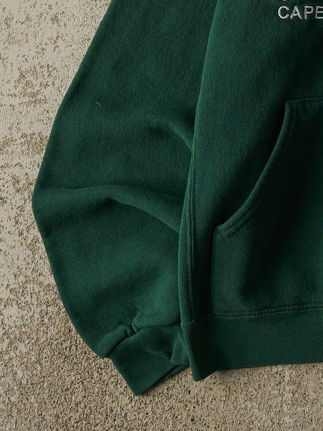 Vintage Y2K Green Russell Athletic Cape Breton University Hoodie (XS)
