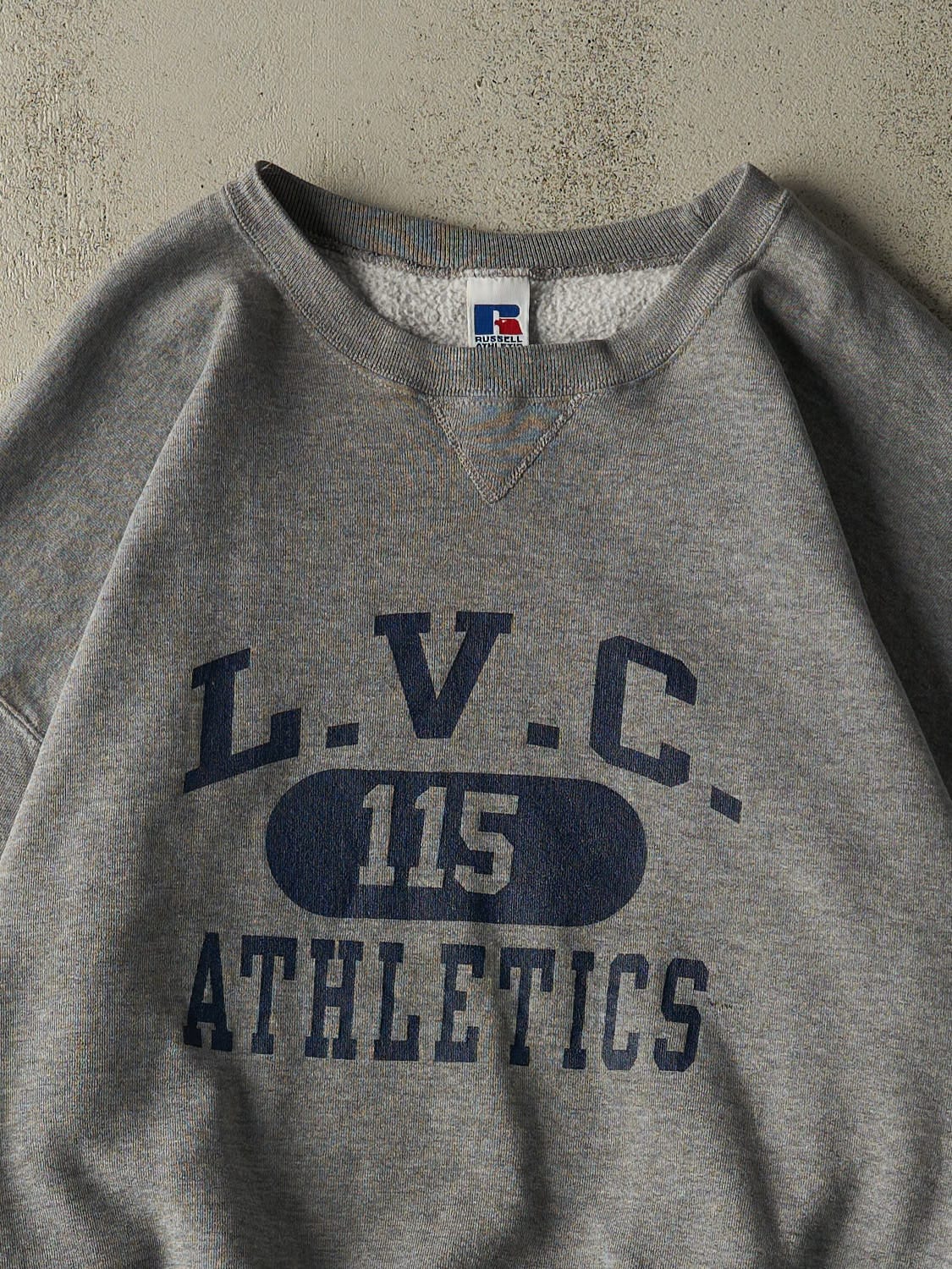 Vintage 90s Grey Russell Athletic LVC Crewneck (XXL/XXXL)