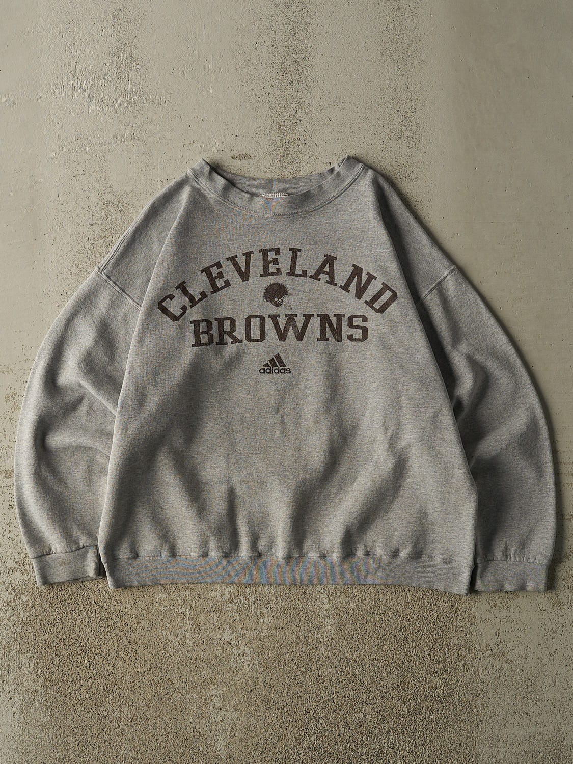 Vintage 90s Grey Cleveland Browns Adidas Crewneck (M)