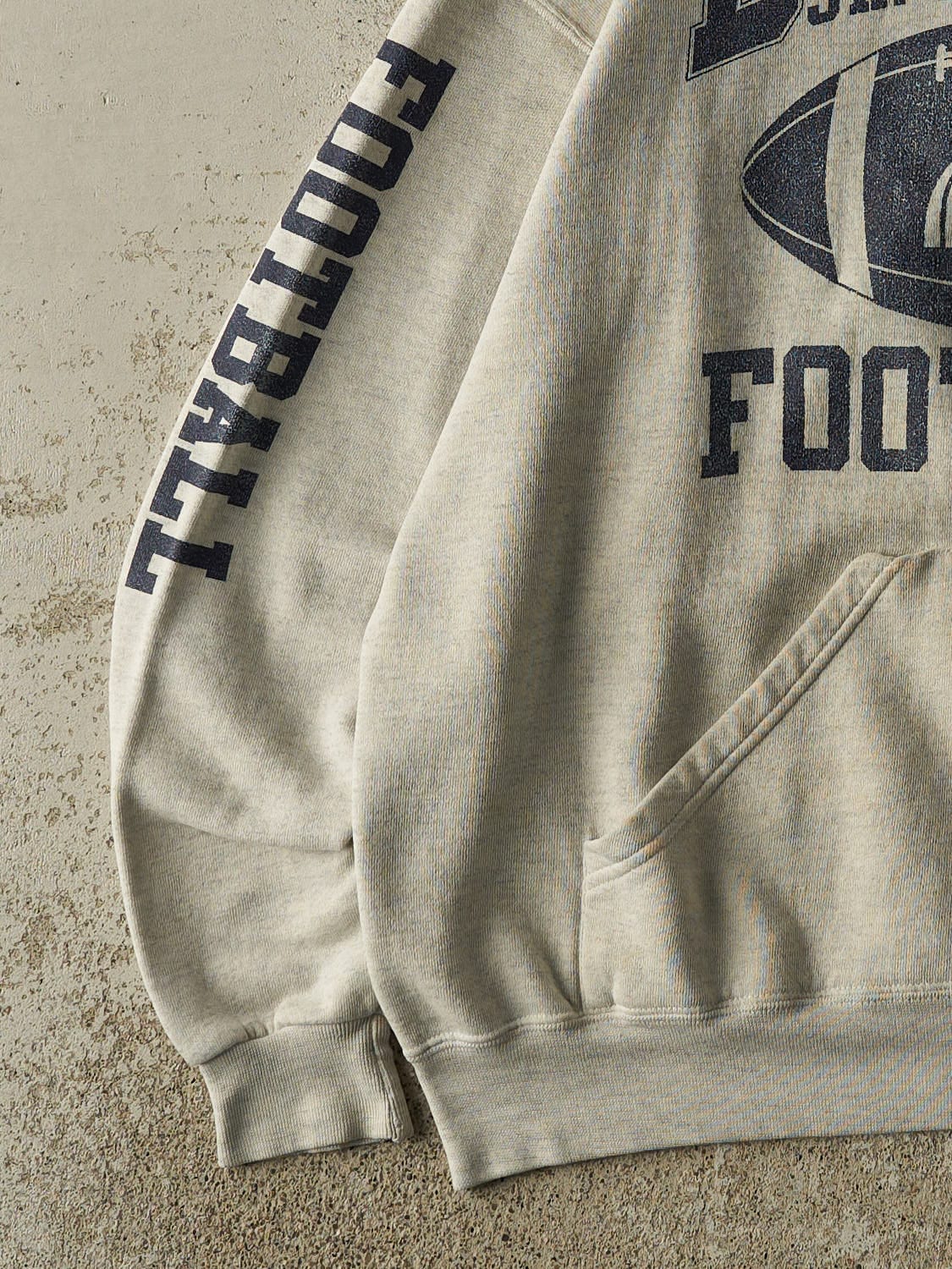 Vintage 90s Heather Grey DeWitt Jr Panthers Football Hoodie (L/XL)