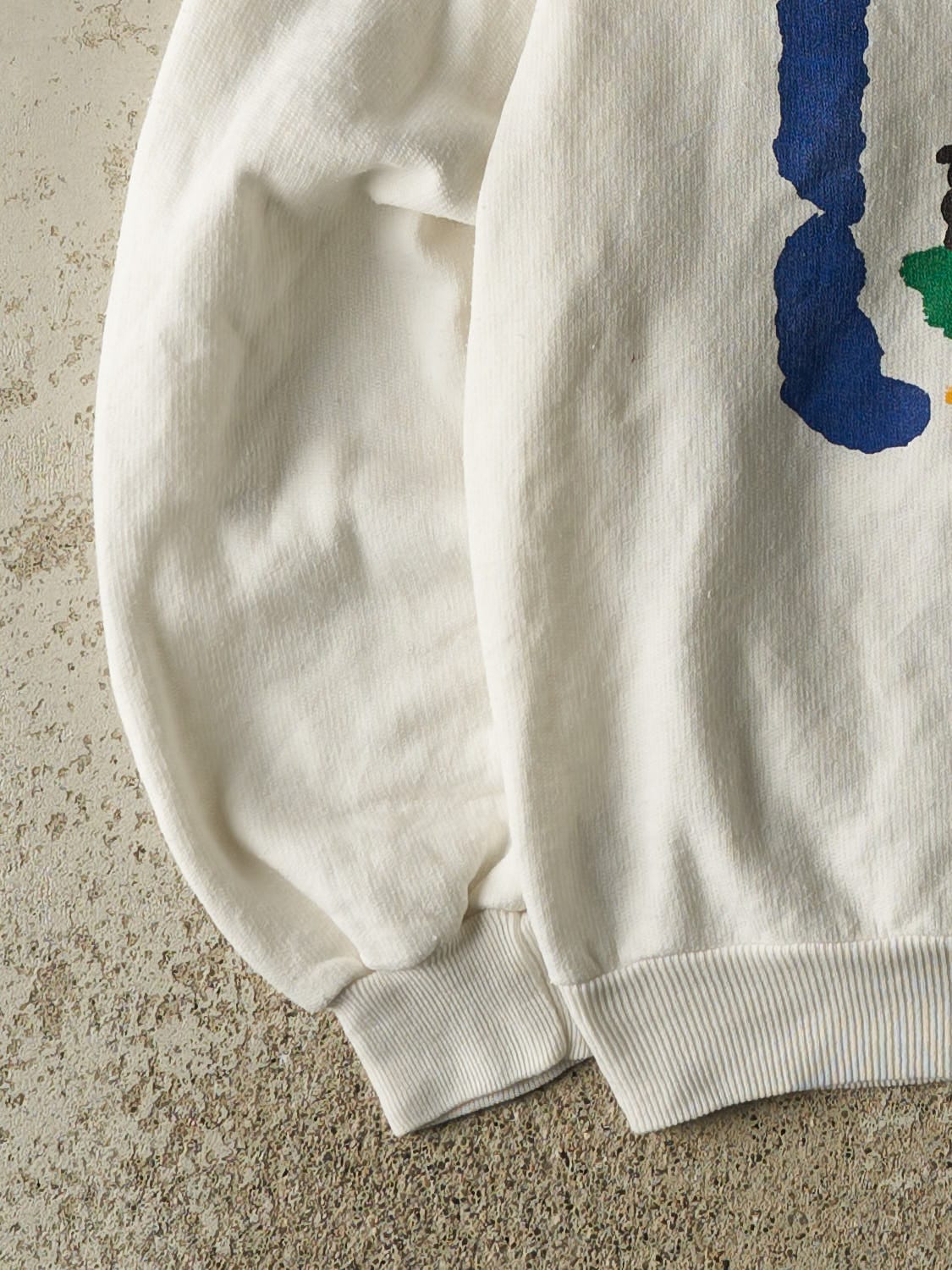 Vintage 93' White Toledo Crewneck (M)