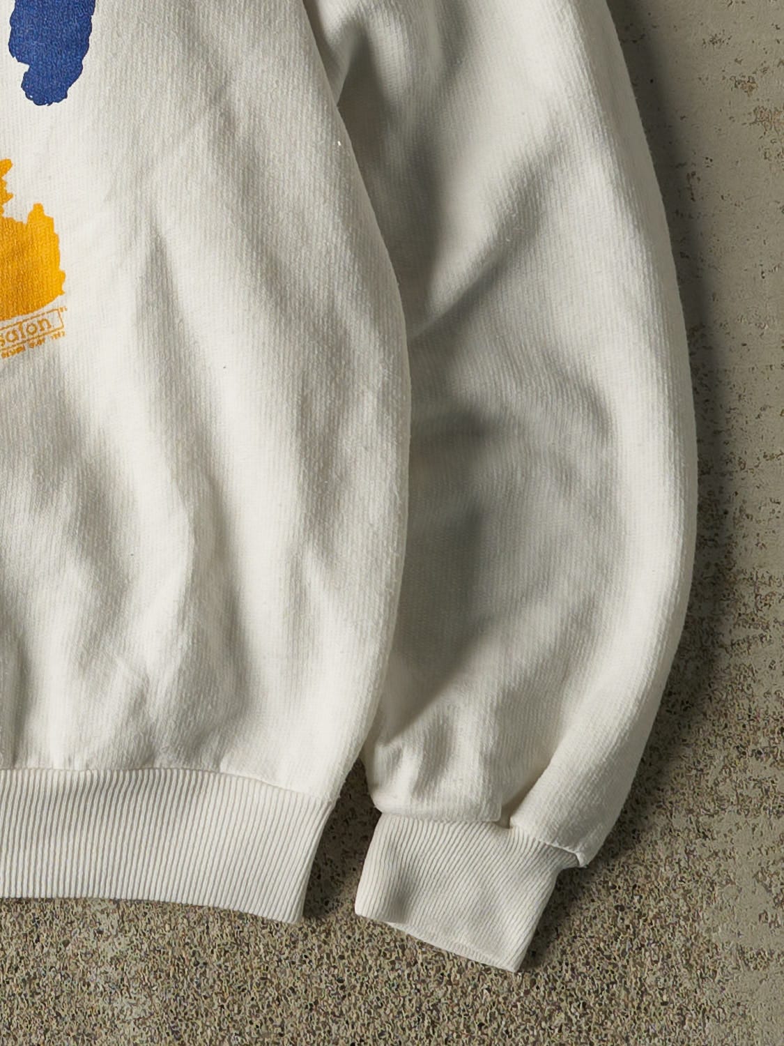 Vintage 93' White Toledo Crewneck (M)