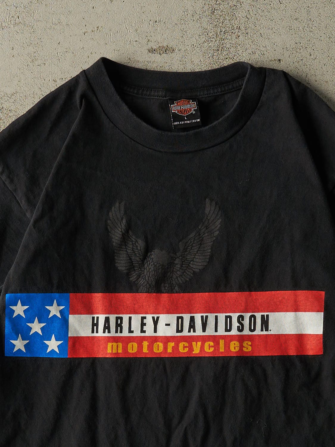 Vintage 02' Black Harley Davidson Perrysburg OH Tee (S/M)