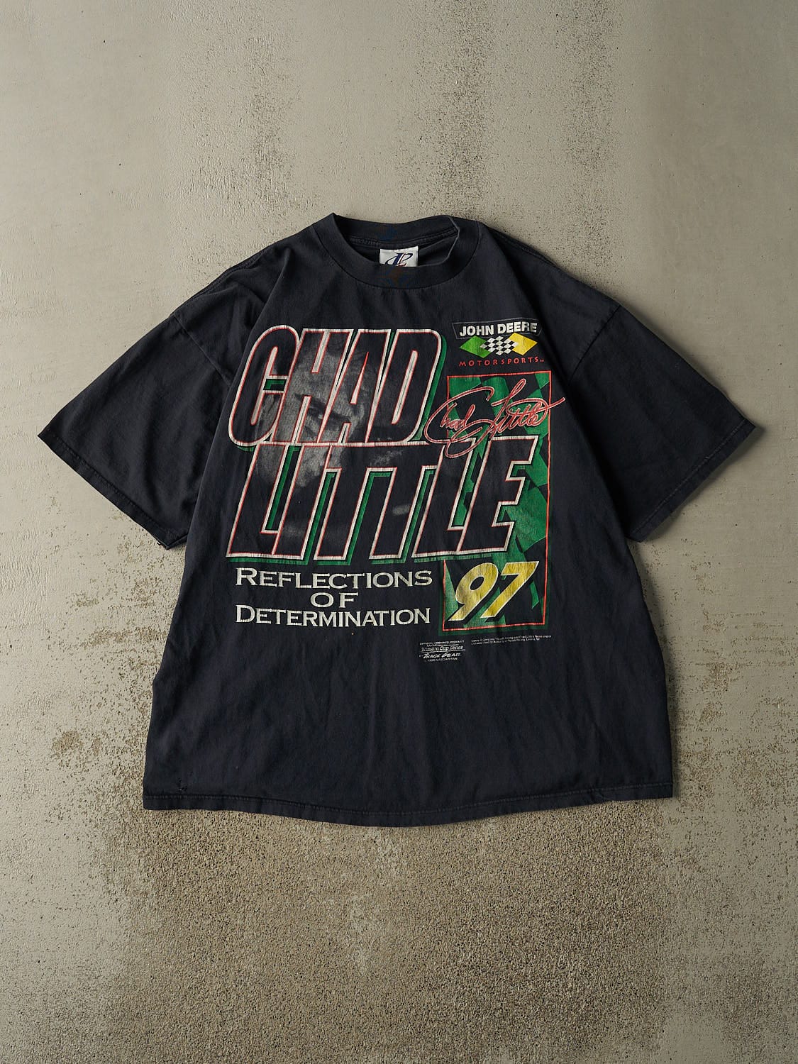 Vintage 98' Black Chad Little Nascar Racing Tee (XXL)