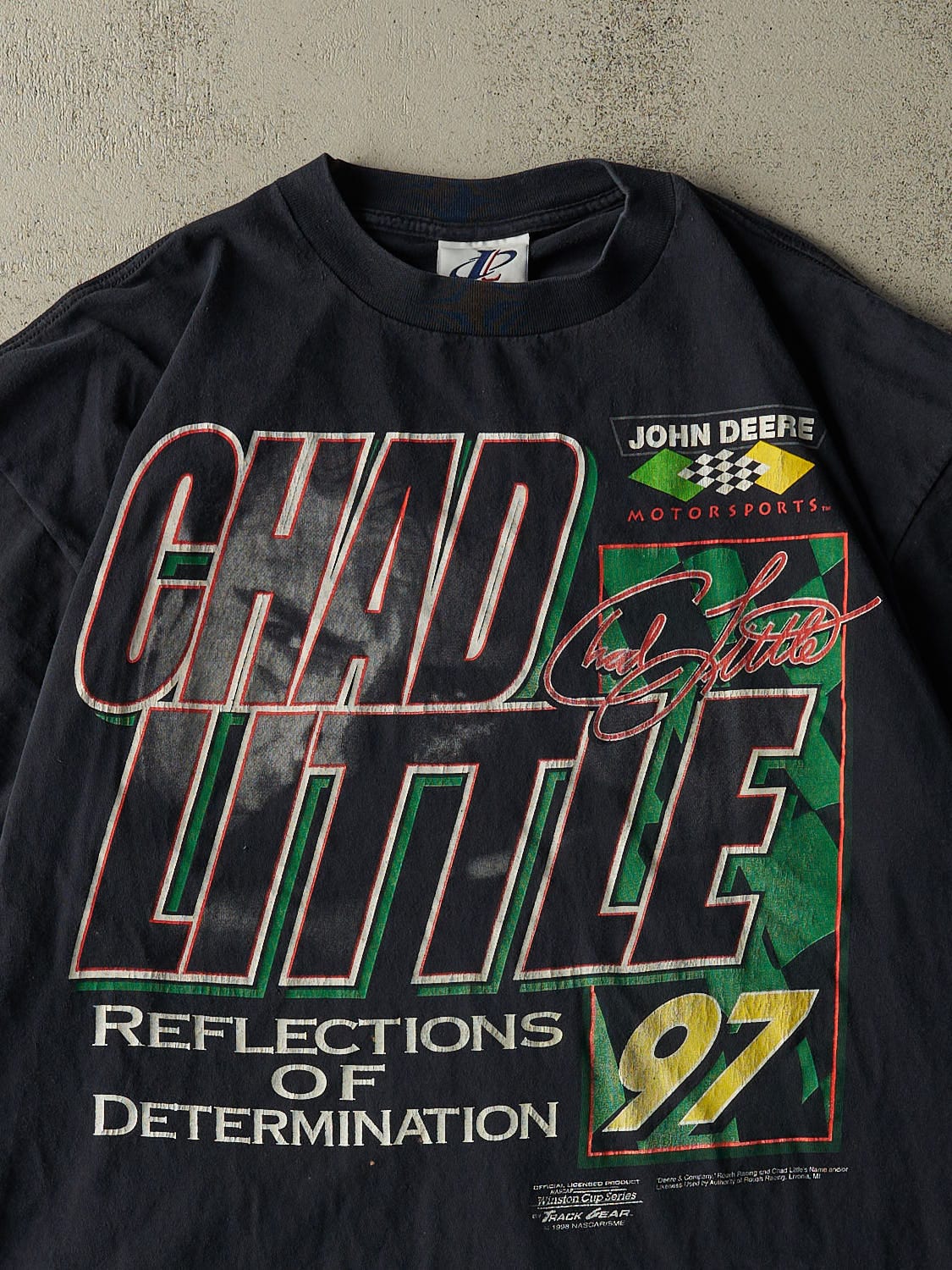 Vintage 98' Black Chad Little Nascar Racing Tee (XXL)