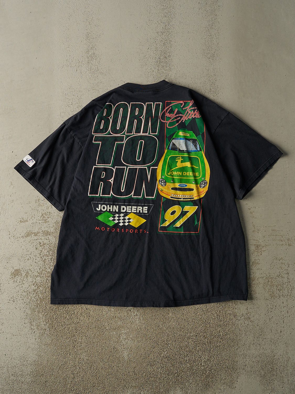 Vintage 98' Black Chad Little Nascar Racing Tee (XXL)