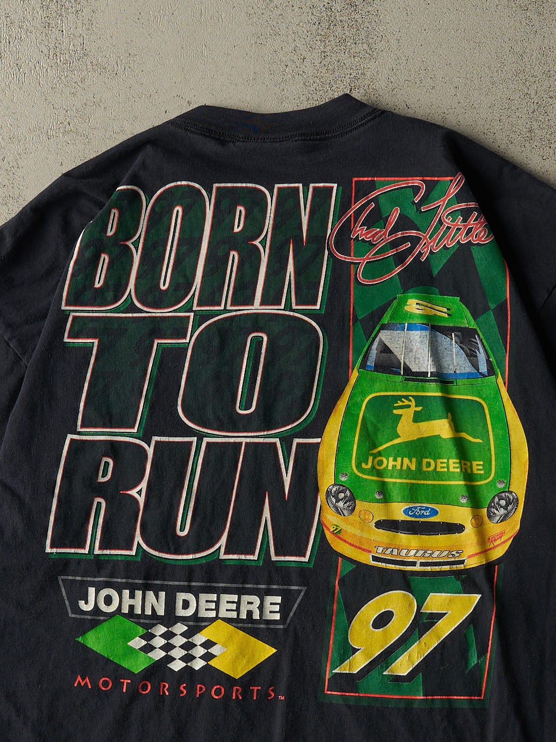 Vintage 98' Black Chad Little Nascar Racing Tee (XXL)