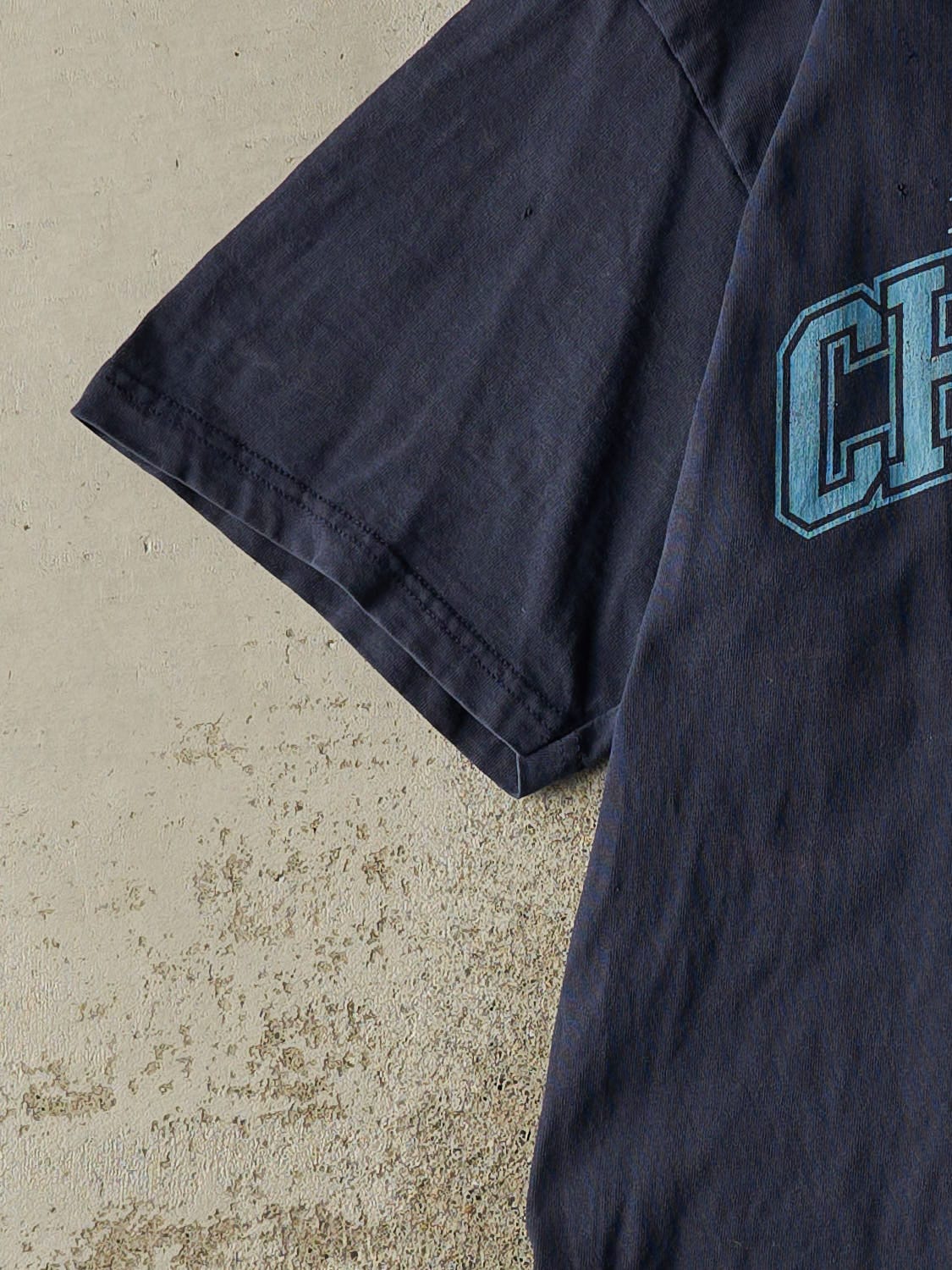 Vintage 98' Navy Blue University of North Carolina Tar Heels NCAA Champions Tee (L/XL)