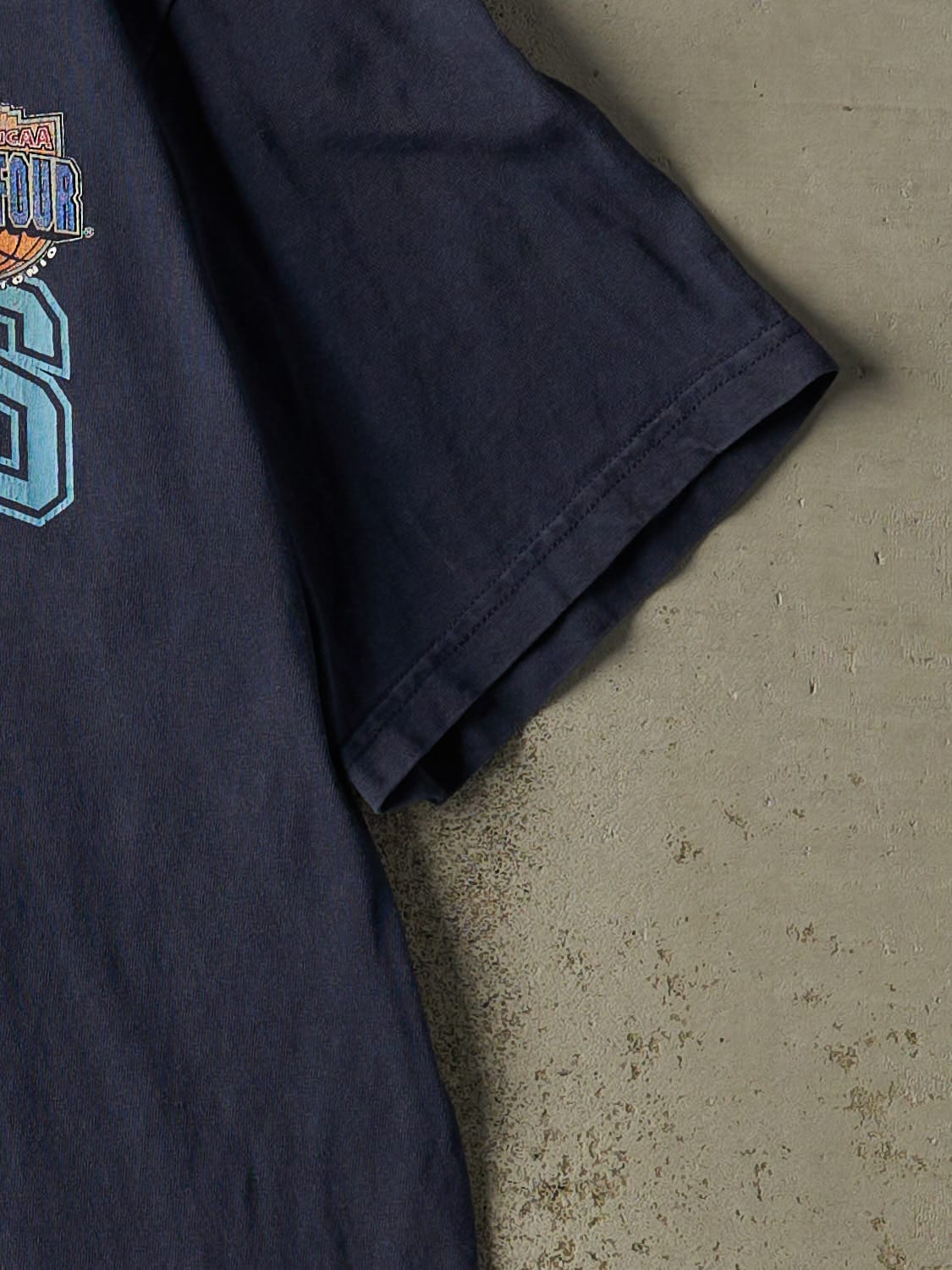 Vintage 98' Navy Blue University of North Carolina Tar Heels NCAA Champions Tee (L/XL)