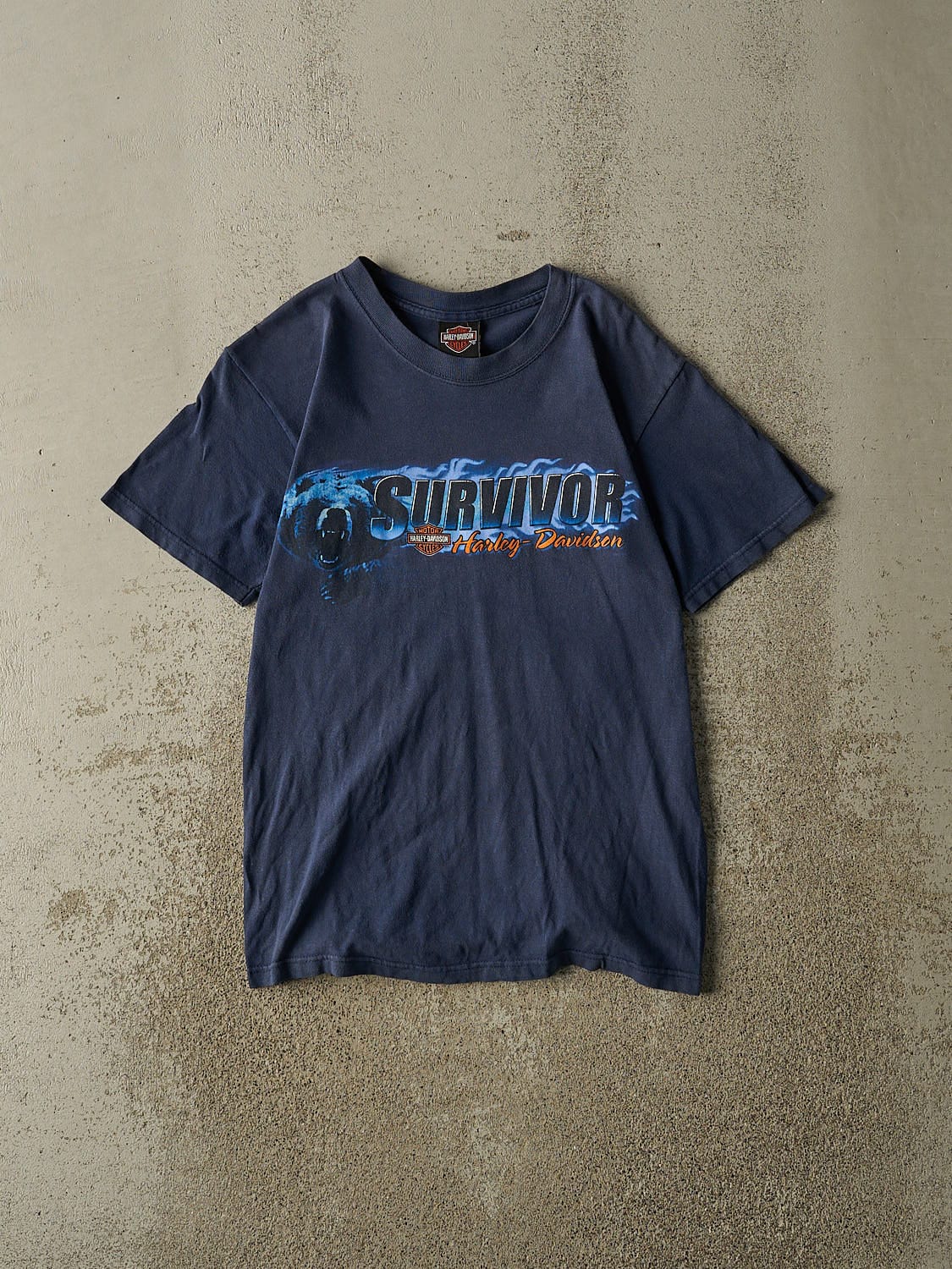 Vintage 07' Navy Blue Harley Davidson Pennsylvania Tee (XS/S)