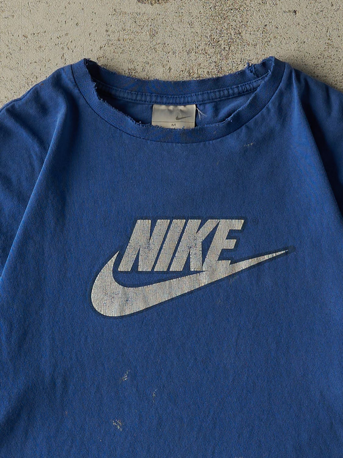 Vintage Y2K Blue Nike Tee (M)