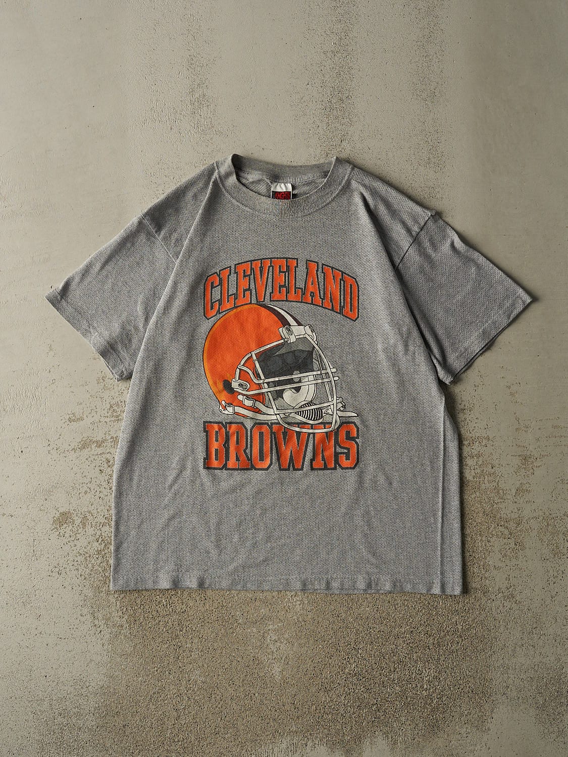 Vintage 90s Grey Cleveland Browns Perforated Tee (XL/XXL)