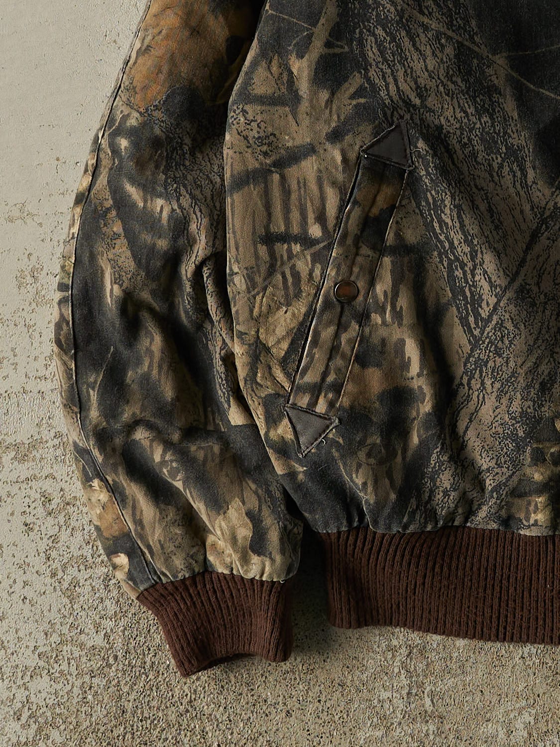 Vintage 90s Camo Mossy Oak x Golden Retriever Bomber Work Jacket (M/L)