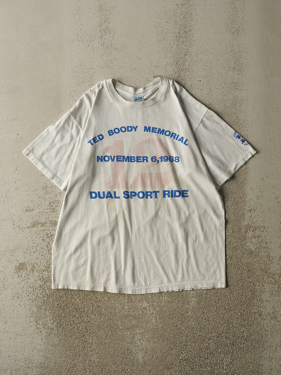 Vintage 88' White Ted Boody Memorial Tee (L)