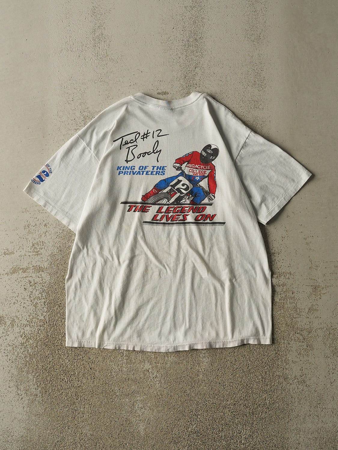 Vintage 88' White Ted Boody Memorial Tee (L)