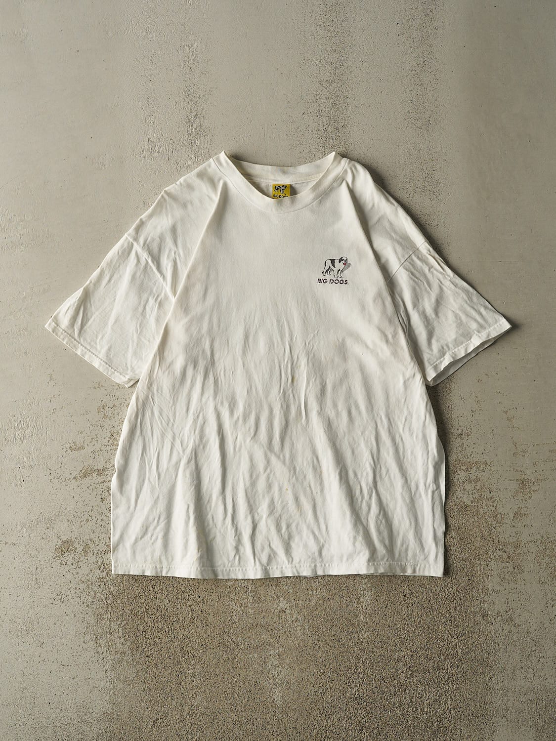 Vintage 97' White Big Dogs Tee (XL/XXL)