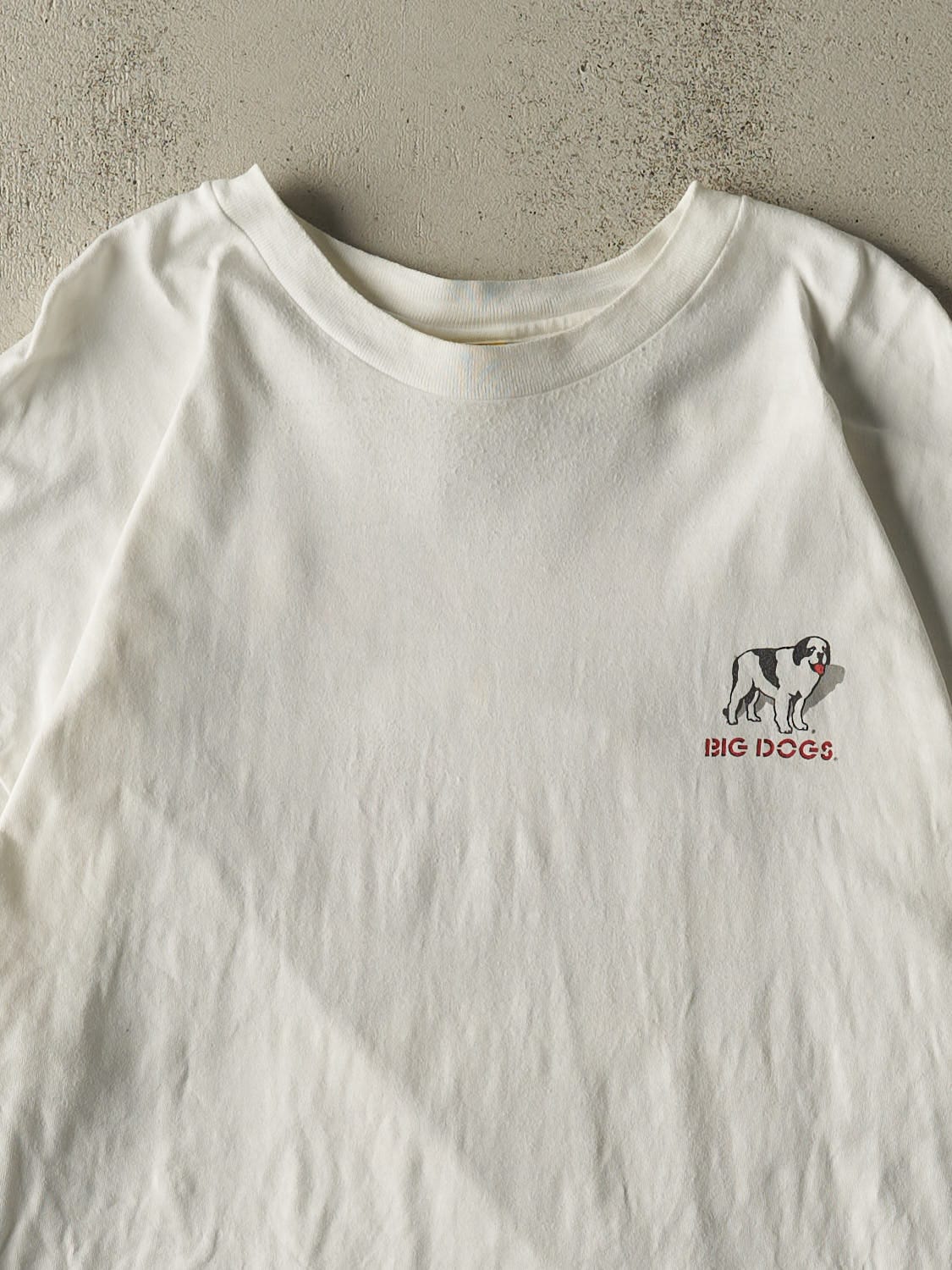 Vintage 98' White Big Dogs Tee (XXL)