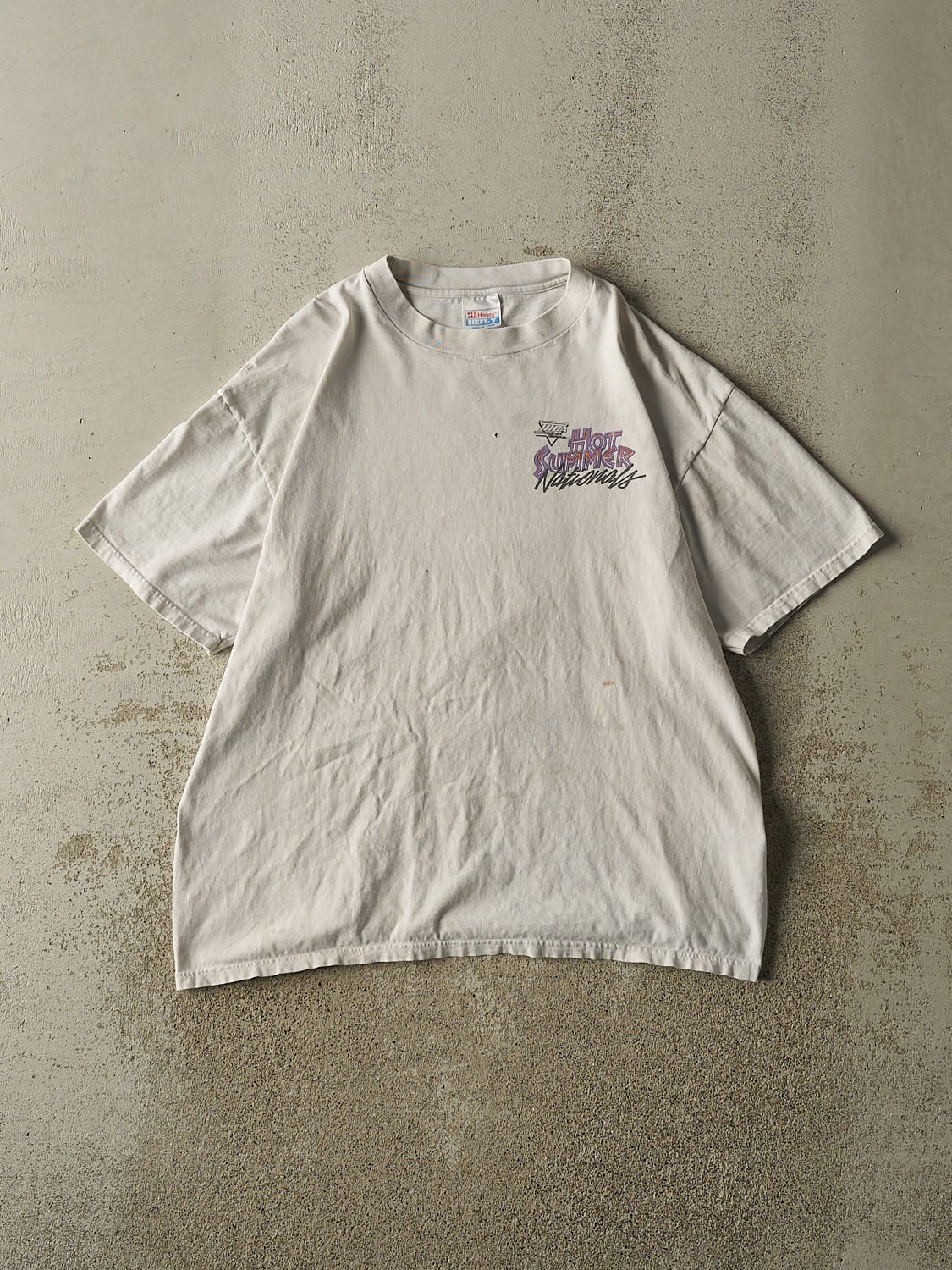 Vintage 97' White IHBA Hot Summer Nationals Boat Racing Tee (L/XL)