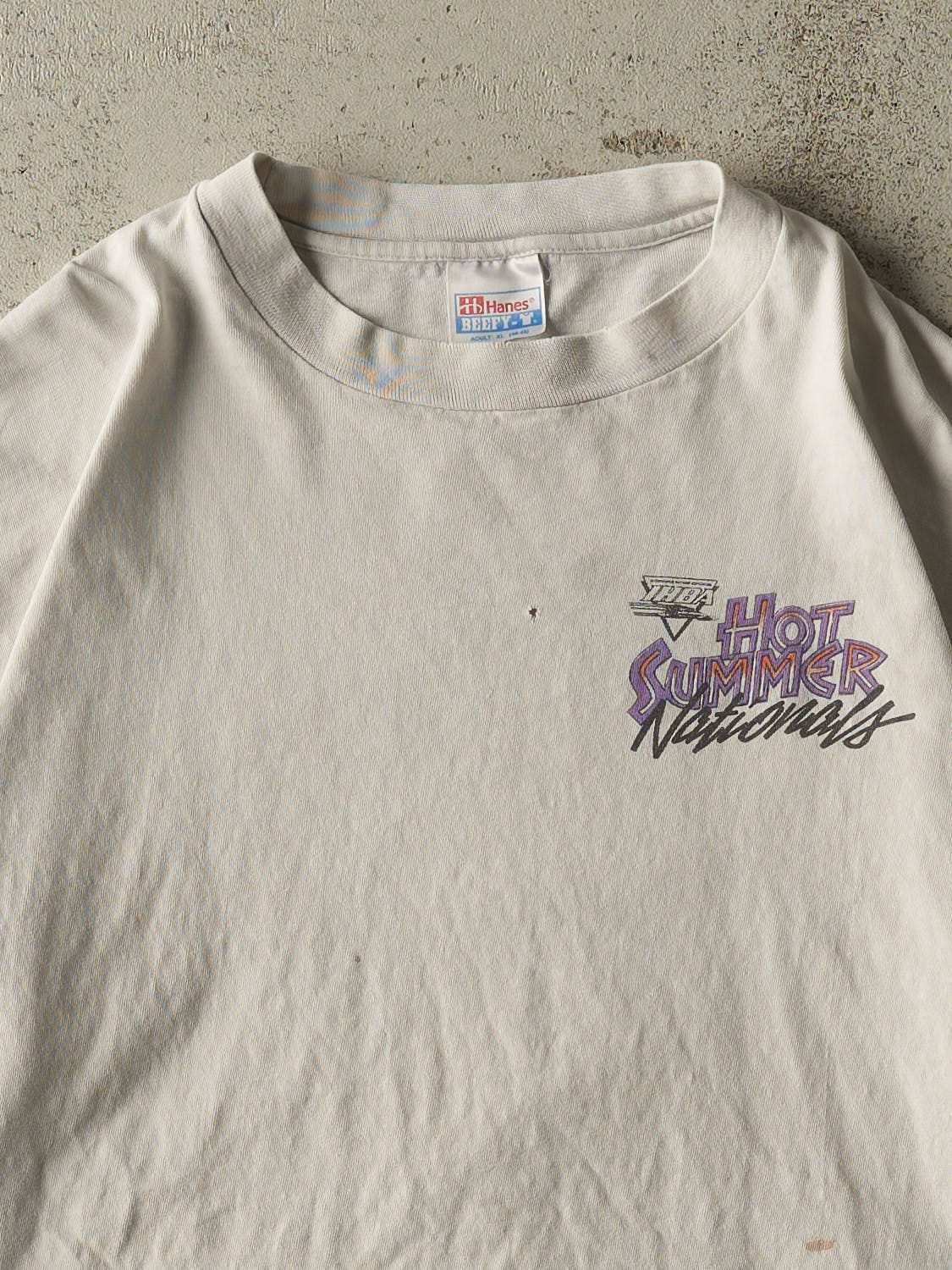Vintage 97' White IHBA Hot Summer Nationals Boat Racing Tee (L/XL)