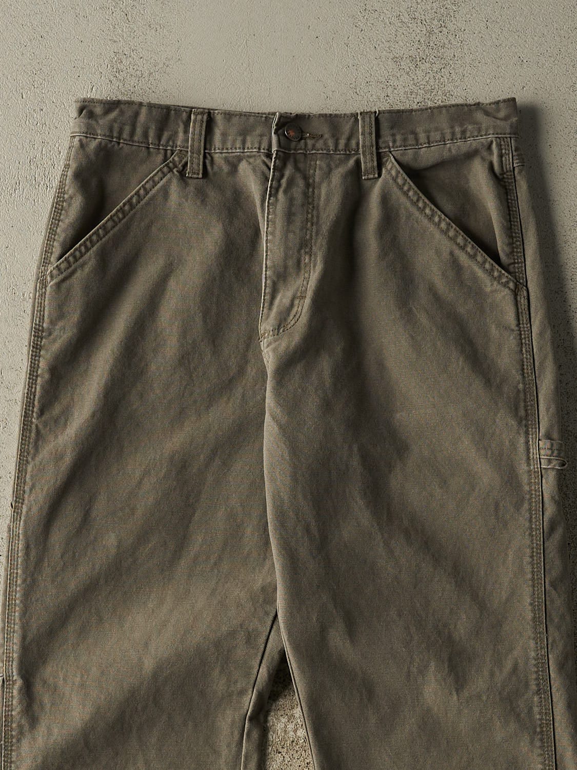 Vintage 90s Green Rustler Carpenter Pants (30x29)