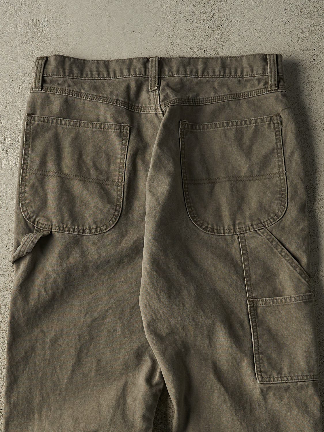Vintage 90s Green Rustler Carpenter Pants (30x29)