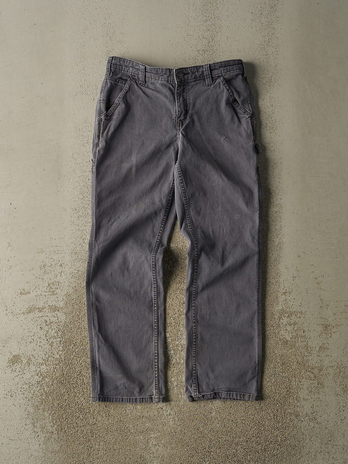 Vintage Y2K Grey Carhartt Carpenter Slim Pants (31x29)