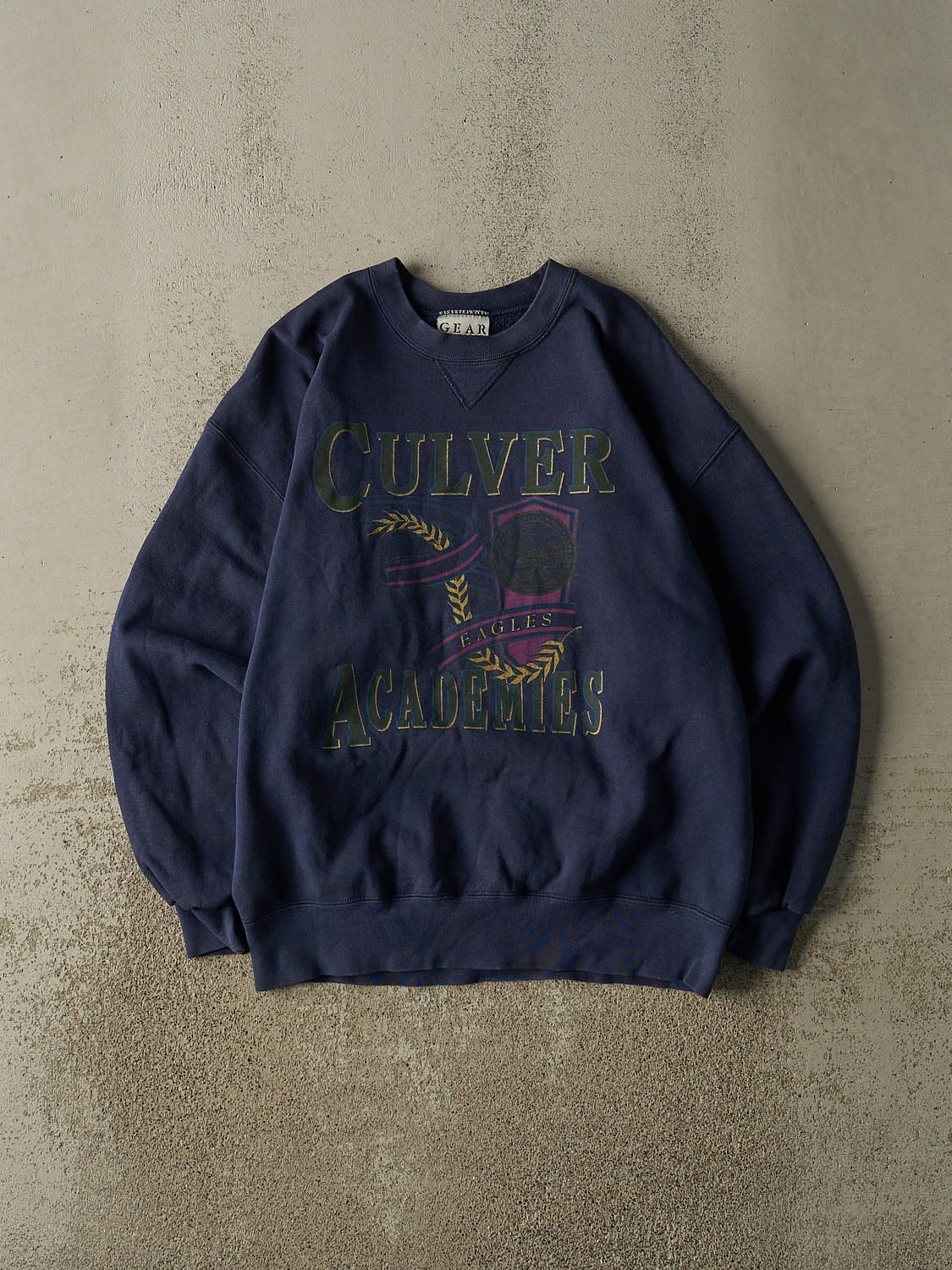 Vintage 90s Navy Blue Culver Eagles Crewneck (M/L)