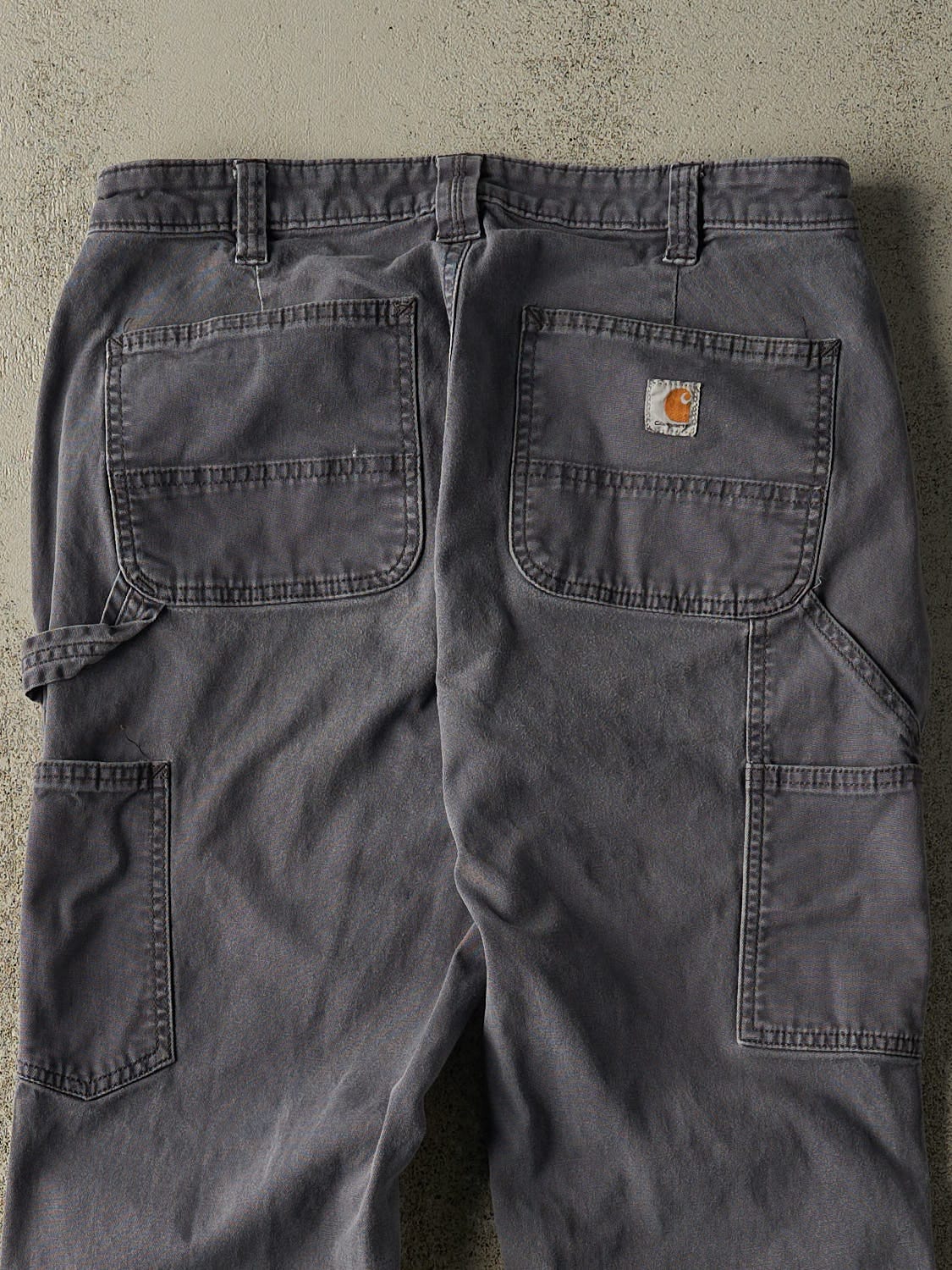 Vintage Y2K Grey Carhartt Carpenter Slim Pants (31x29)