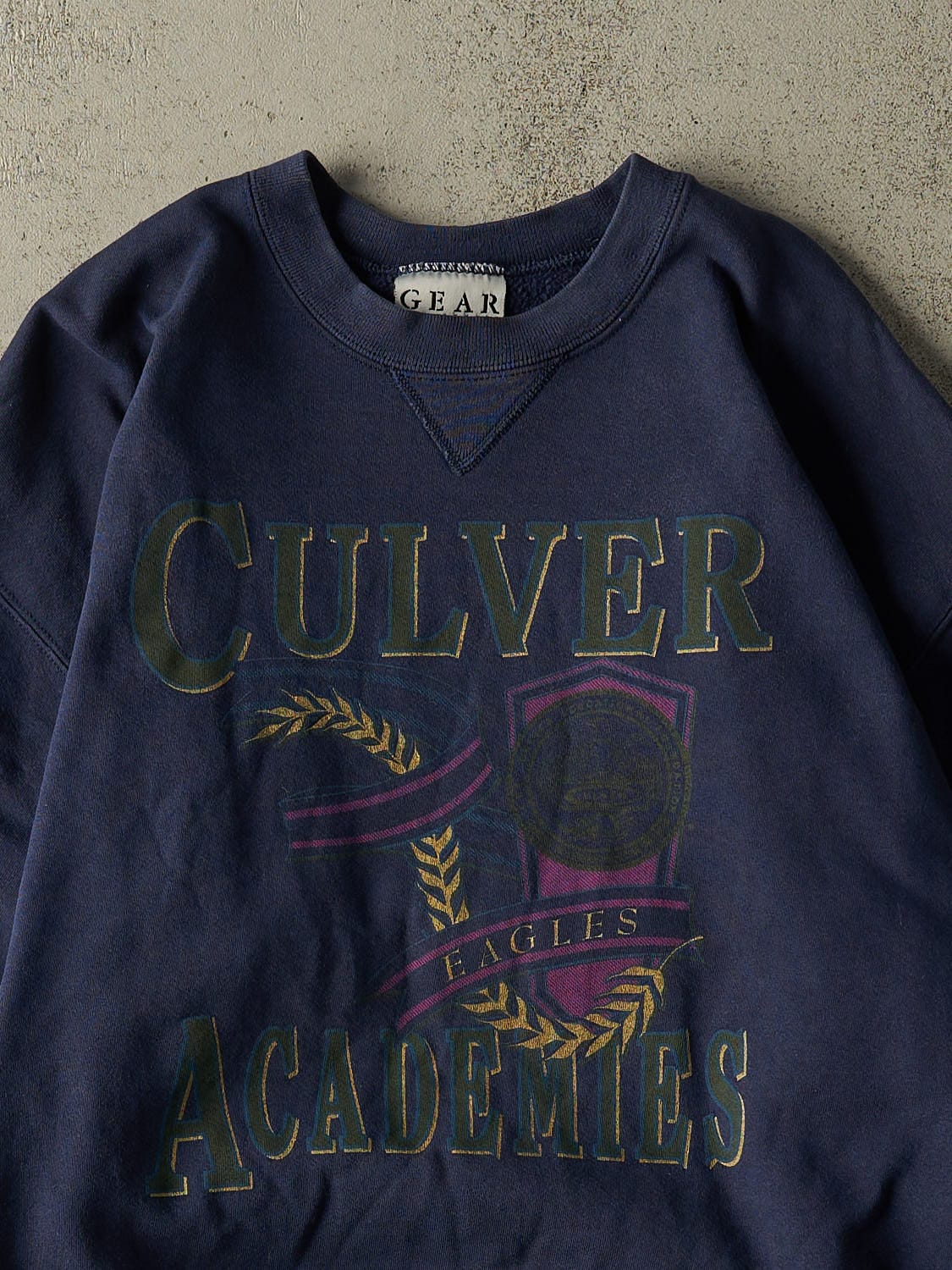 Vintage 90s Navy Blue Culver Eagles Crewneck (M/L)