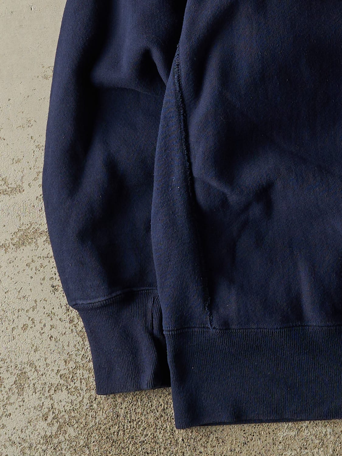 Vintage 90s Navy Blue University of Notre Dame Embroidered Crewneck (XXL)