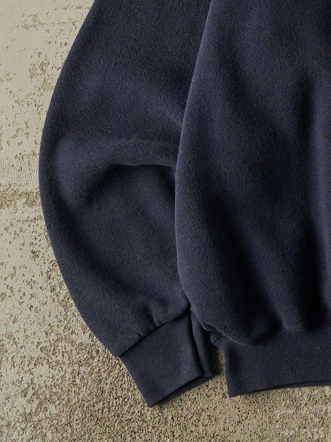 Vintage 80s Navy Blue University of Michigan Wolverines Crewneck (L/XL)