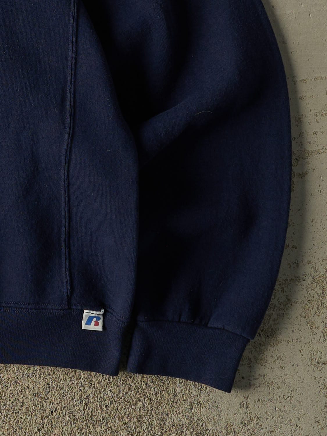 Vintage Y2K Navy Blue Russell Athletic Bruin Football Crewneck (M/L)