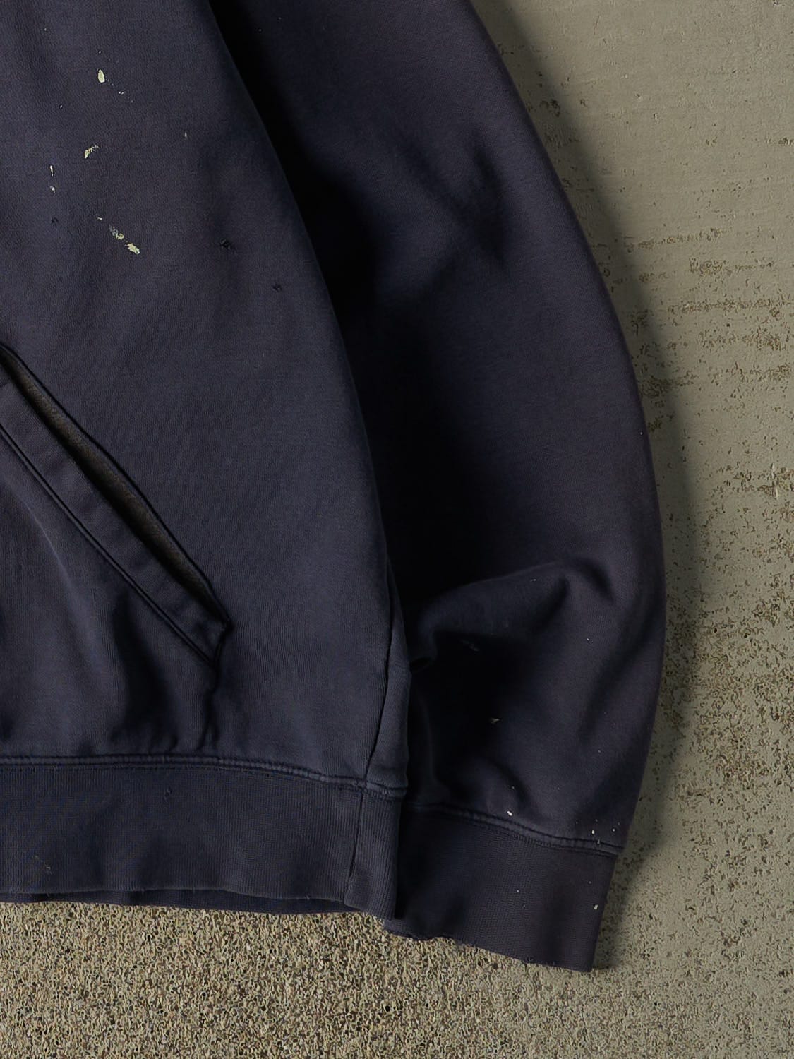 Vintage Y2K Sun Faded Navy Nike Embroidered Hoodie (XL/XXL)