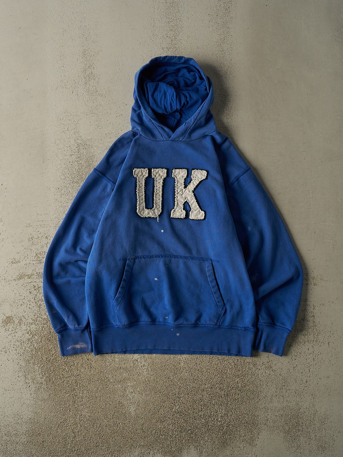 Vintage 90s Blue University of Kentucky Embroidered Hoodie (L/XL)