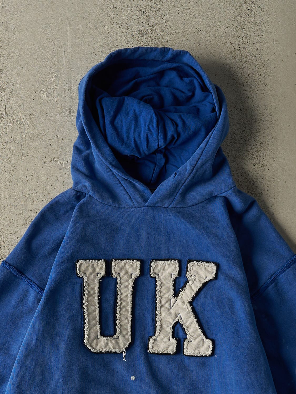 Vintage 90s Blue University of Kentucky Embroidered Hoodie (L/XL)