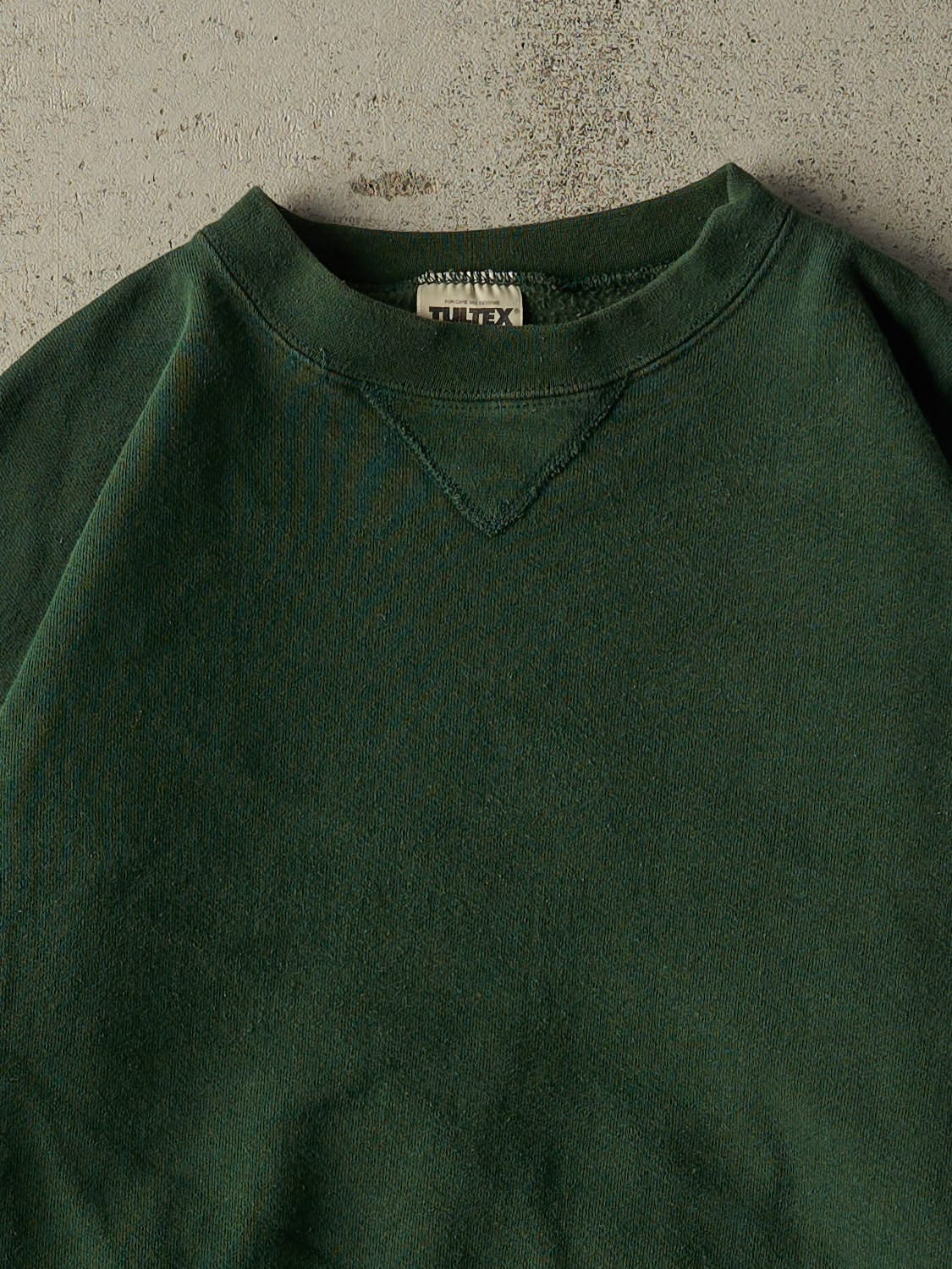 Vintage 90s Green Blank Crewneck (XL/XXL)
