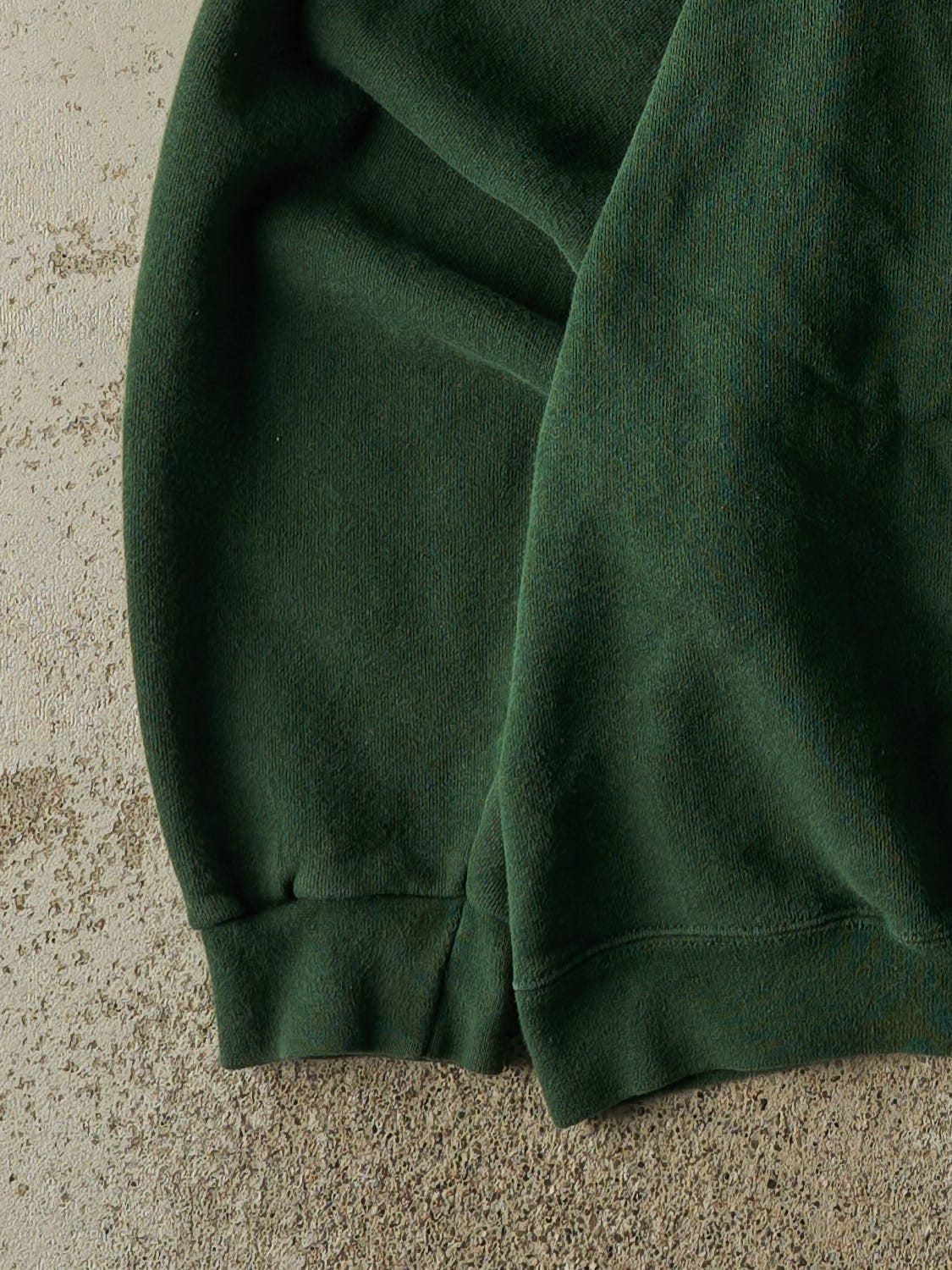 Vintage 90s Green Blank Crewneck (XL/XXL)