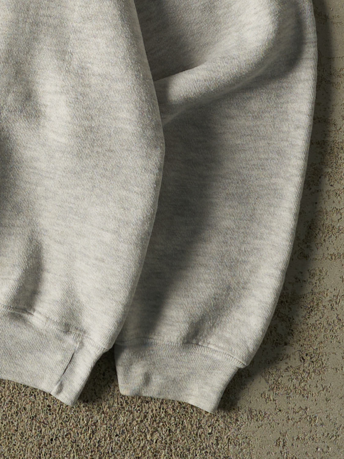 Vintage 80s Heather Grey Minnesota Double Neck Crewneck (M)
