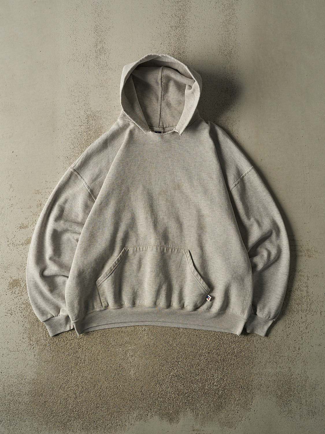 Vintage 90s Grey Russell Athletics Blank Hoodie (XL/XXL)