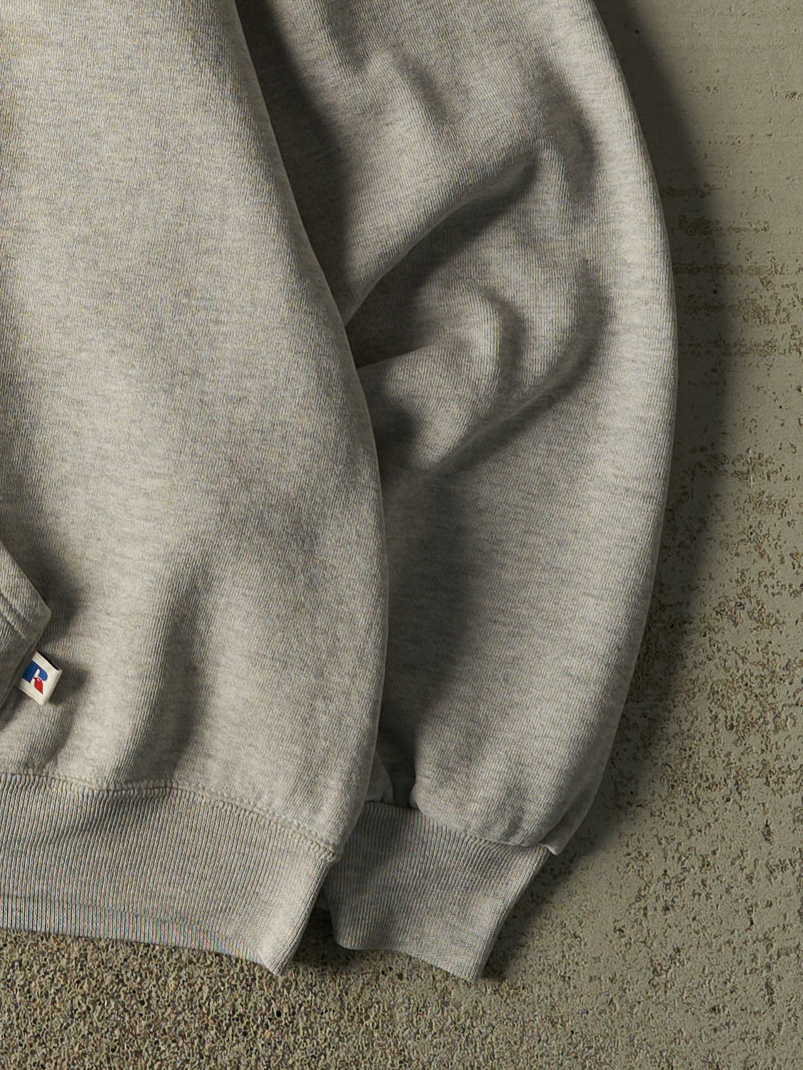 Vintage 90s Grey Russell Athletics Blank Hoodie (XL/XXL)