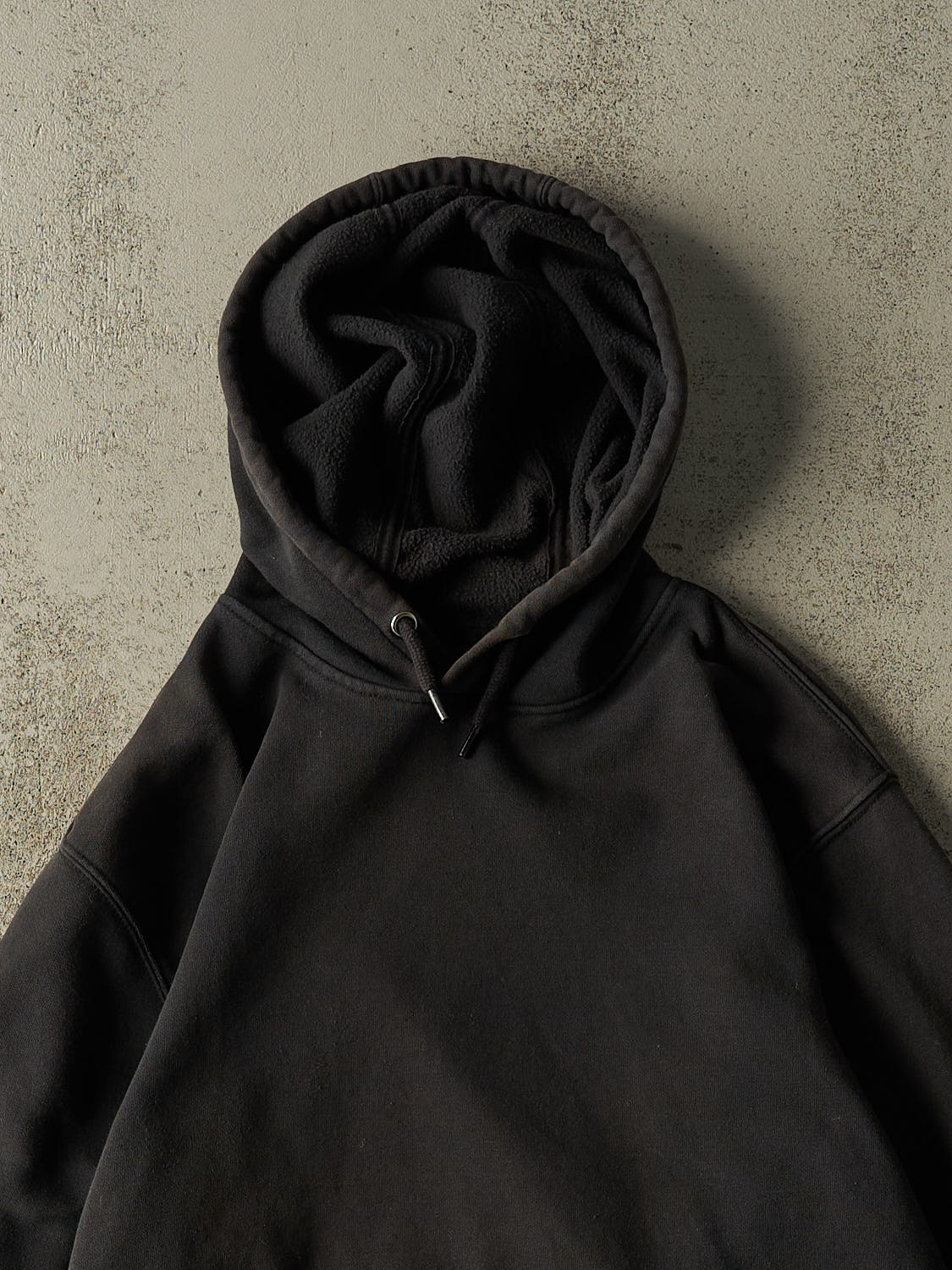 Vintage Y2K Faded Black Carhartt Hoodie (XL)