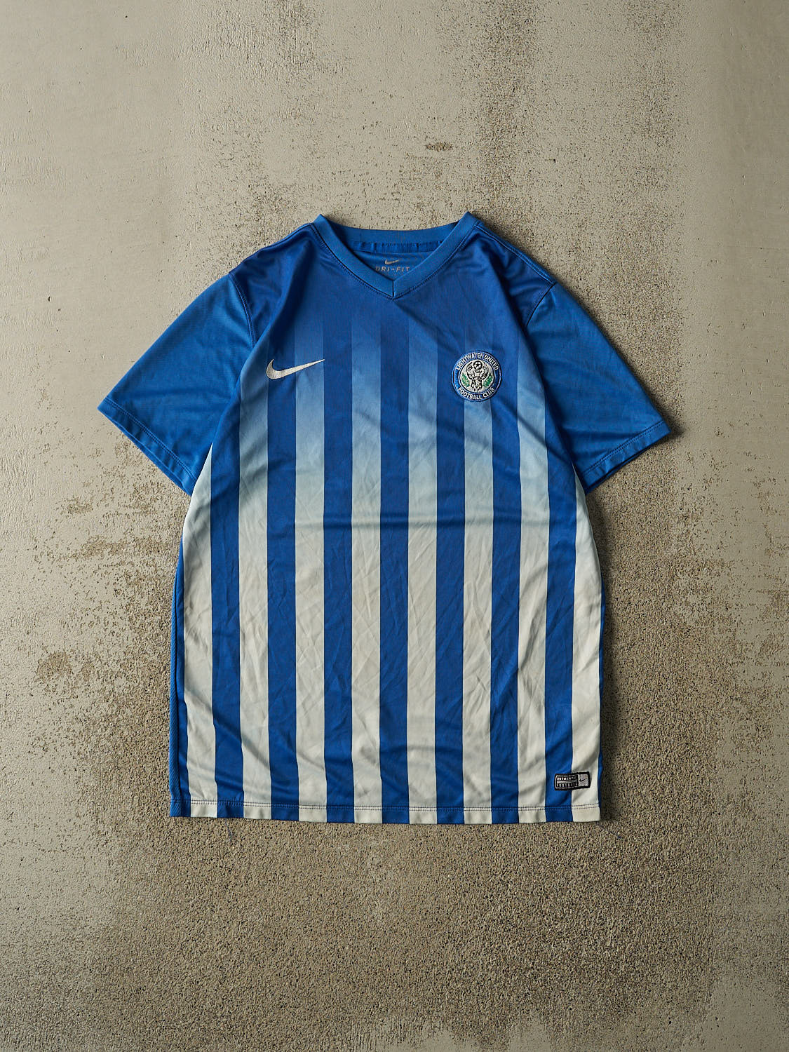 Vintage Y2K Blue Nike x Lightwater United Football Club Jersey (M/L)