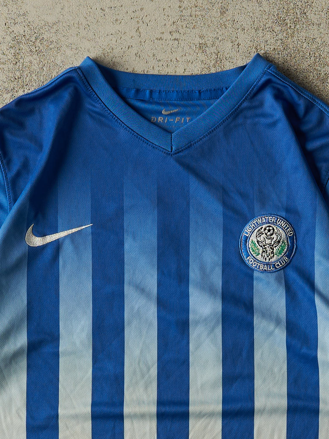 Vintage Y2K Blue Nike x Lightwater United Football Club Jersey (M/L)