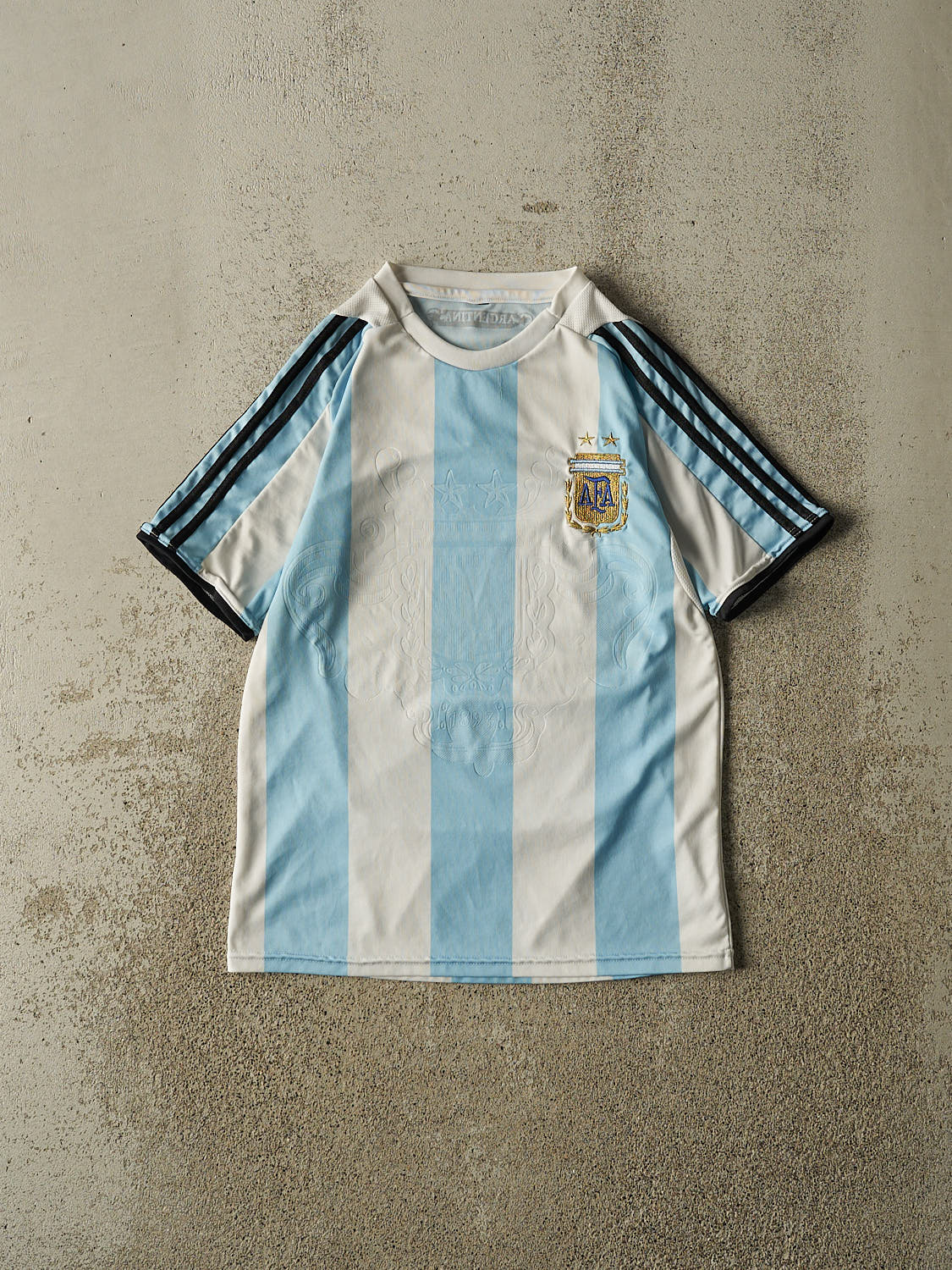 Vintage Y2K Blue Argentina Soccer Jersey (XS/S)