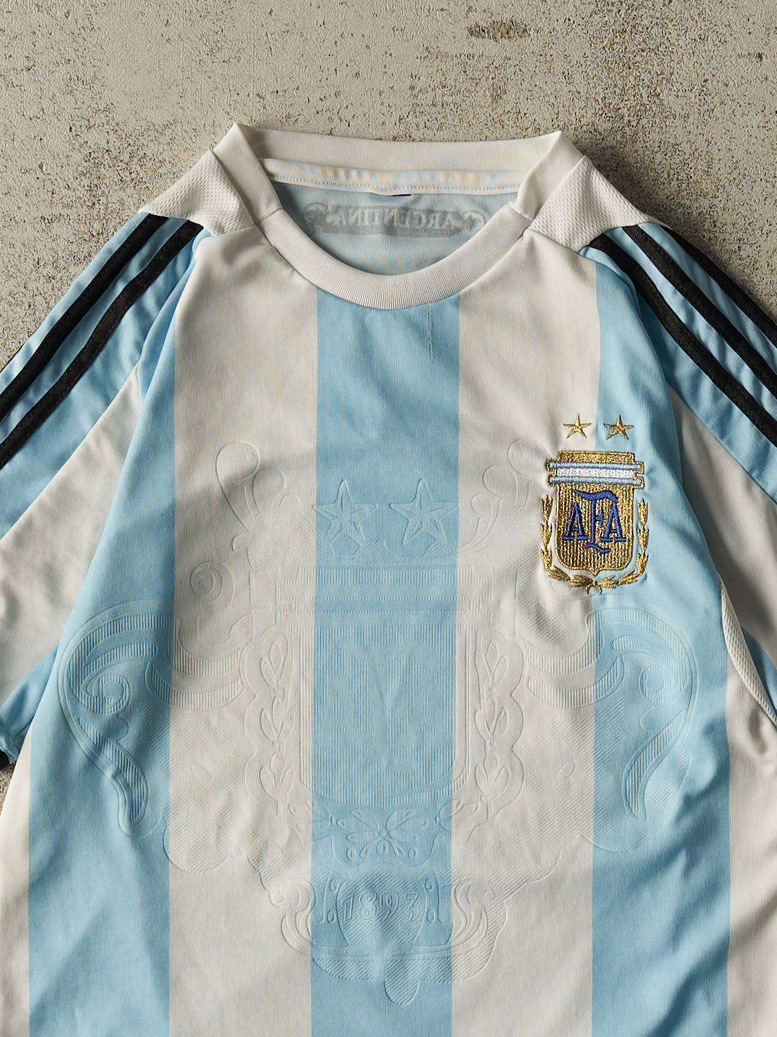 Vintage Y2K Blue Argentina Soccer Jersey (XS/S)