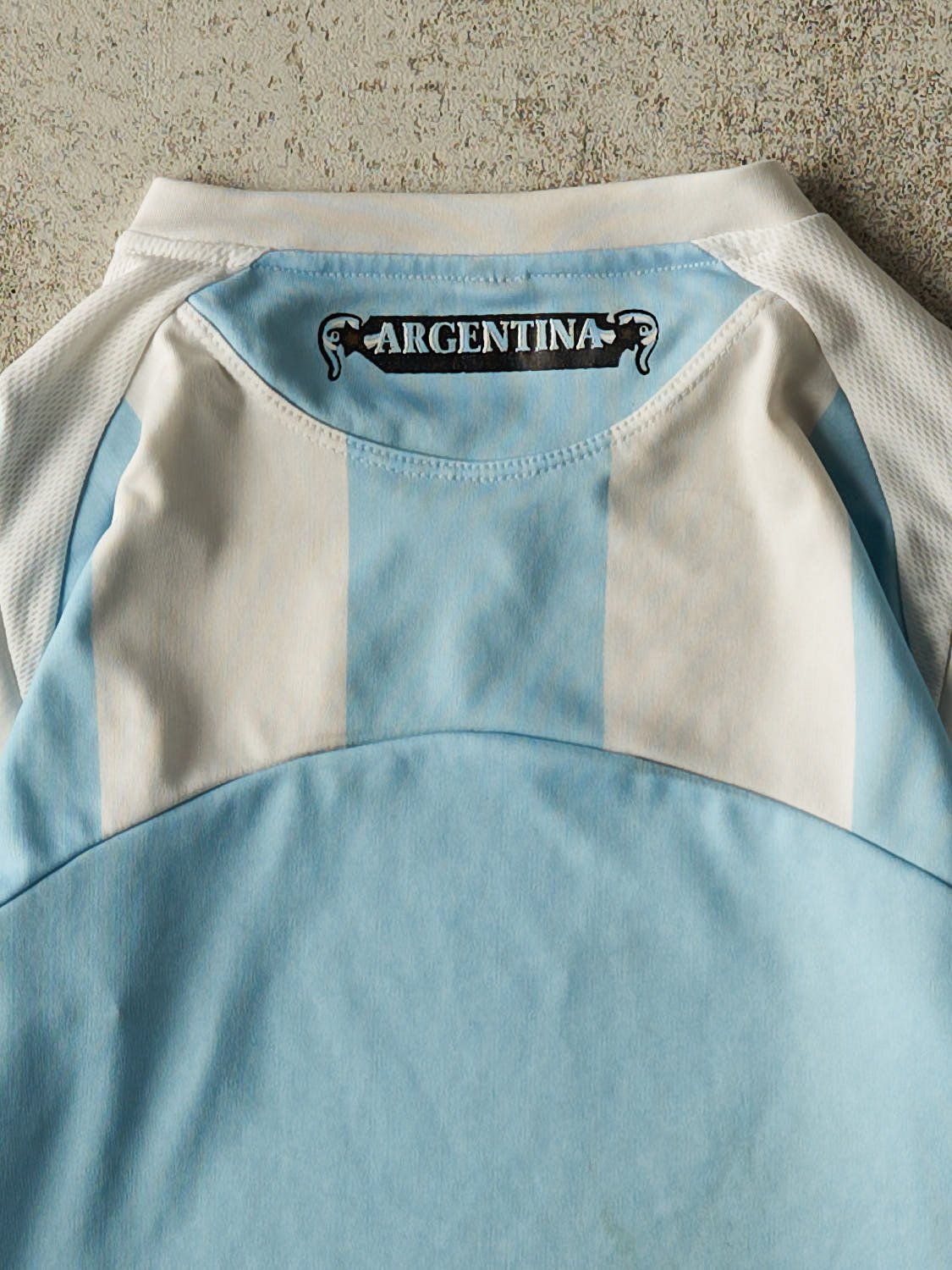Vintage Y2K Blue Argentina Soccer Jersey (XS/S)